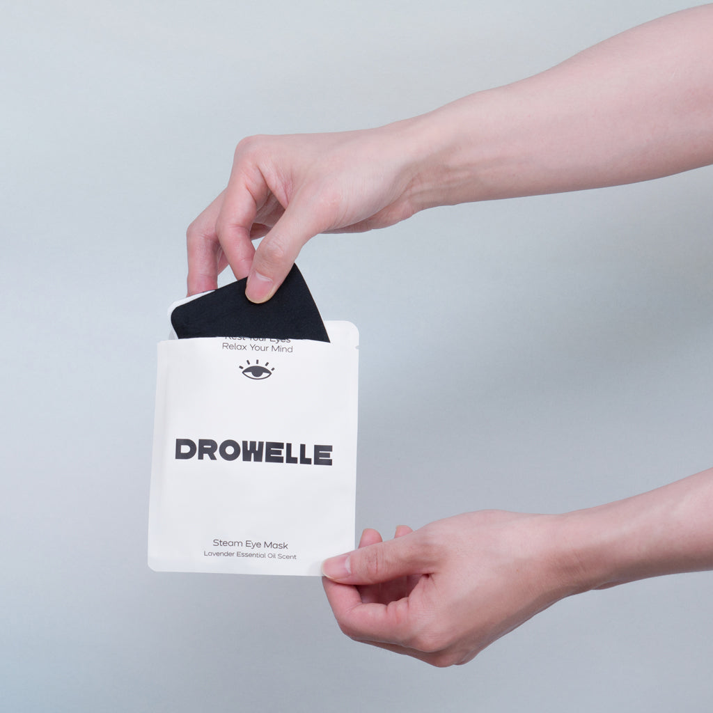 steam eye mask,sleep eye mask,heated eye mask,lavender eye mask,dry eye relief,eye strain relief,tired eyes relief,eye fatigue relief,relax eyes,bedtime relaxation,stress relief warm mask