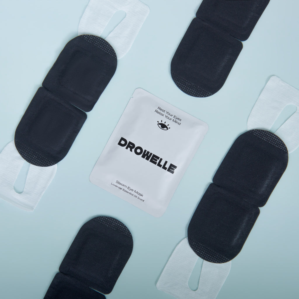 steam eye mask,sleep eye mask,heated eye mask,lavender eye mask,dry eye relief,eye strain relief,tired eyes relief,eye fatigue relief,relax eyes,bedtime relaxation,stress relief warm mask